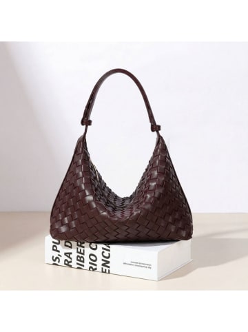 SUVRAI Schultertasche in Braun - (B)24 x (H)18 x (T)10 cm