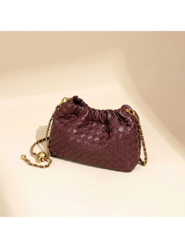 SUVRAI Umhängetasche in Bordeaux - (B)21 x (H)15 x (T)7 cm