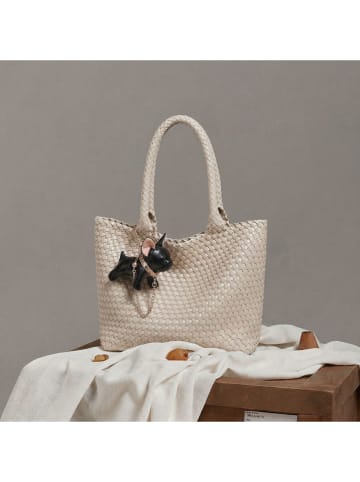 SUVRAI Schultertasche in Creme - (B)30 x (H)42 x (T)14 cm