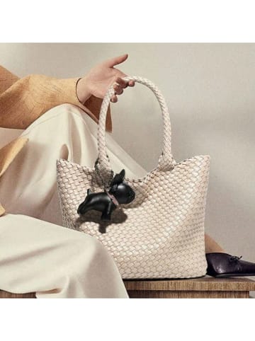 SUVRAI Schultertasche in Creme - (B)30 x (H)42 x (T)14 cm