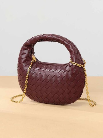 SUVRAI Henkeltasche in Bordeaux - (B)21 x (H)15 x (T)7 cm