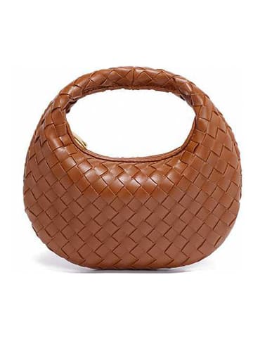SUVRAI Henkeltasche in Hellbraun - (B)21 x (H)15 x (T)7 cm
