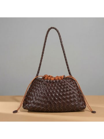 SUVRAI Schoudertas bruin - (B)35 x (H)20 x (D)12 cm