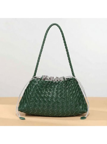 SUVRAI Schultertasche in Grün - (B)35 x (H)20 x (T)12 cm