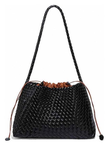 SUVRAI Schoudertas zwart - (B)36 x (H)21 x (D)14 cm