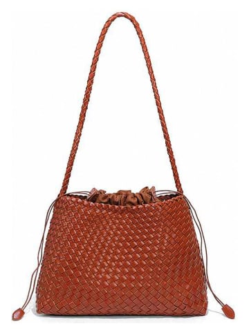 SUVRAI Schoudertas lichtbruin - (B)36 x (H)21 x (D)14 cm