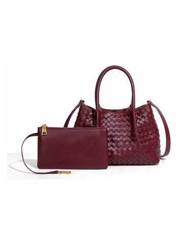 SUVRAI Torebka w kolorze bordowym - 30 x 18 x 10 cm