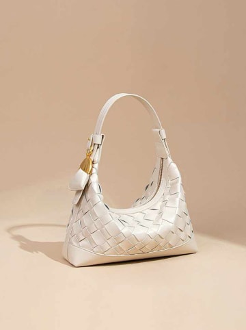 SUVRAI Schultertasche in Creme - (B)26 x (H)19 x (T)9 cm