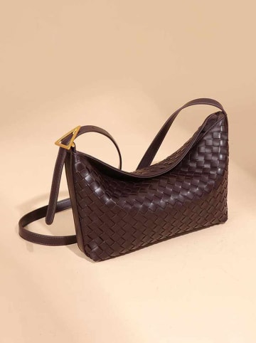 SUVRAI Schoudertas bruin - (B)26 x (H)18 x (D)8 cm