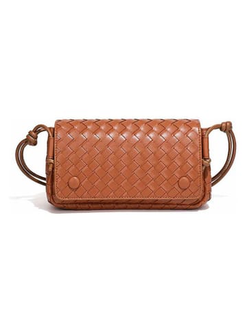 SUVRAI Umhängetasche in Hellbraun - (B)21 x (H)15 x (T)9 cm