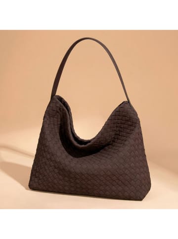 SUVRAI Schultertasche in Braun - (B)34 x (H)29 x (T)11 cm