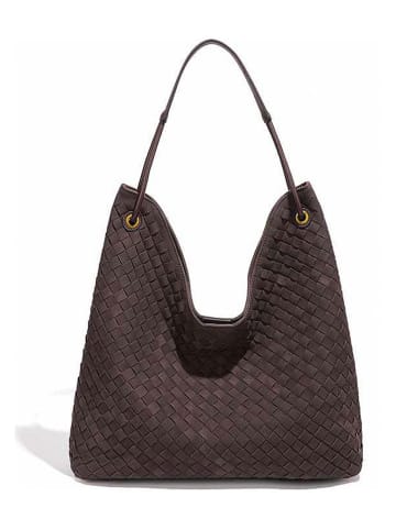 SUVRAI Schultertasche in Braun - (B)37 x (H)41 x (T)15 cm