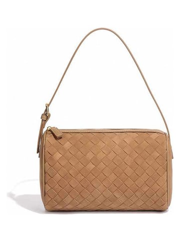 SUVRAI Schultertasche in Hellbraun - (B)21 x (H)13 x (T)10 cm