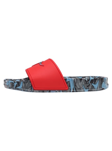 Kangaroos Pantoletten in Rot/Blau