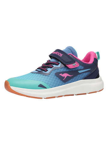 Kangaroos Sneakersy "KB-Pang EV" w kolorze błękitno-różowym