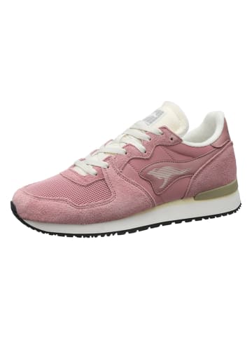 Kangaroos Skórzane sneakersy "Aussie" w kolorze jasnoróżowym