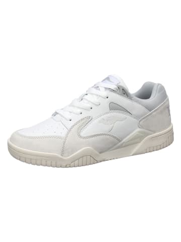 Kangaroos Skórzane sneakersy "3 Pointer 2.0" w kolorze biało-beżowym