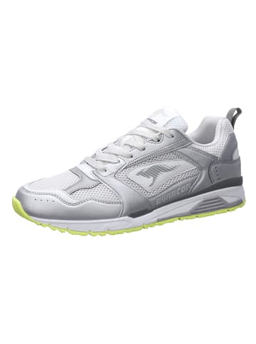 Kangaroos Leren sneakers "Exo II Ultimate Y2K" wit/zilverkleurig