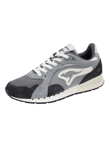 Kangaroos Leder-Sneakers "Coil R3" in Grau