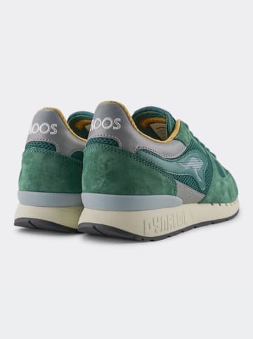 Kangaroos Skórzane sneakersy "Coil R1 Tech" w kolorze zielonym