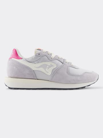 Kangaroos Skórzane sneakersy "Aussie Athluxe II" w kolorze szarym