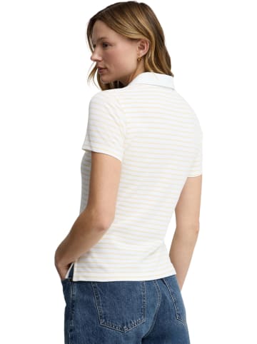 Polo Club Poloshirt in Creme/ Gelb