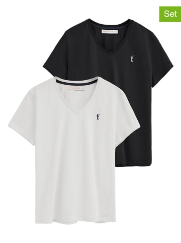 Polo Club 2-delige set: shirts wit/zwart
