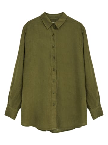 Polo Club Linnen blouse - regular fit - kaki