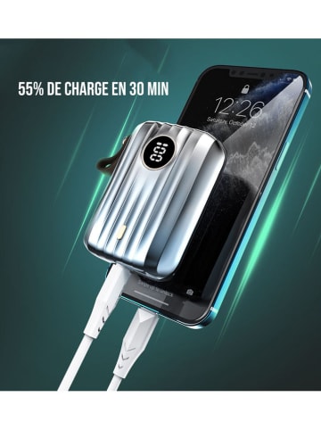 SmartCase Powerbank w kolorze szarym - 10.000 mAh