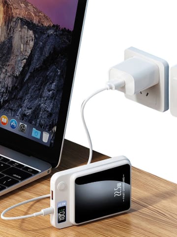 SmartCase Powerbank w kolorze białym - 10.000 mAh