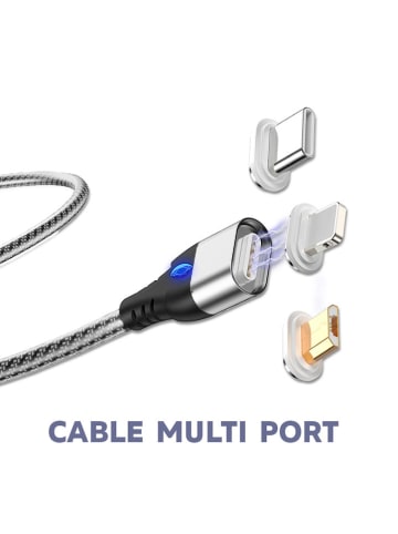 SmartCase Kabel Lightning w kolorze srebrnym - dł. 100 cm