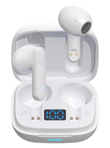SmartCase Bluetooth-In-Ear-Kopfhörer in Weiß