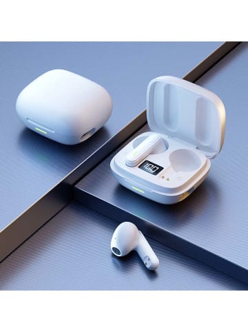 SmartCase Bluetooth-In-Ear-Kopfhörer in Weiß