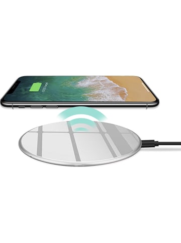 SmartCase Induktions-Ladestationsplatte in Silber