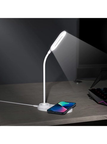 SmartCase Ladestation mit LED-Lampe in Weiß
