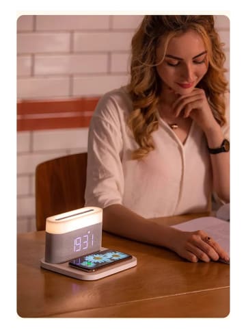 SmartCase Wecker mit Induktionsladefunktion in Grau