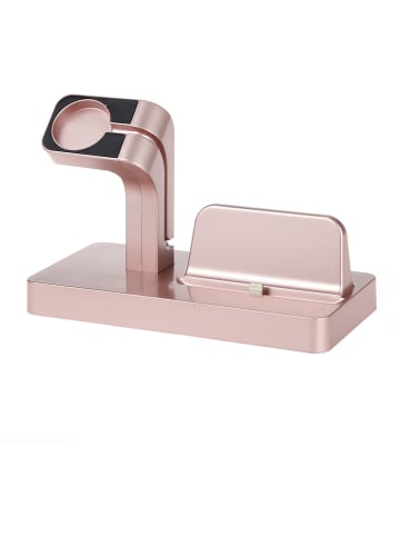 SmartCase Stacja dokująca lightning w kolorze różowozłotym do iPhone i Apple Watch