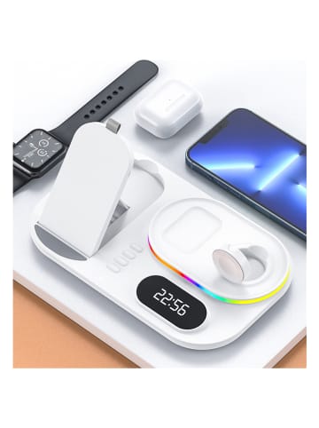 SmartCase Docking-Station für iPhone, Apple-Watch und AirPods in Weiß