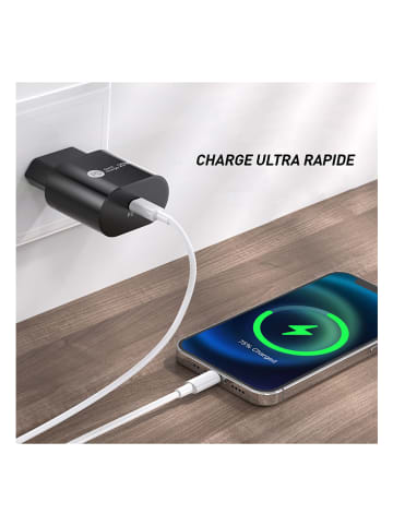 SmartCase Wtyczka USB typu C w kolorze czarnym do gniazdka sieciowego