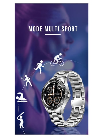 SmartCase Smartwatch in Silber