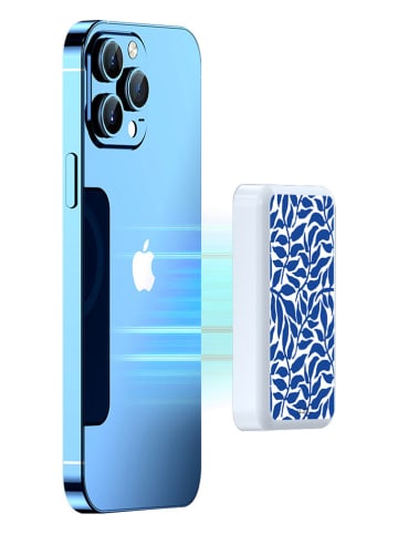 SmartCase Powerbank w kolorze niebiesko-białym - 10.000 mAh