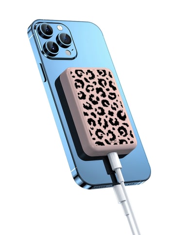 SmartCase Powerbank w kolorze czarno-jasnoróżowym - 10.000 mAh