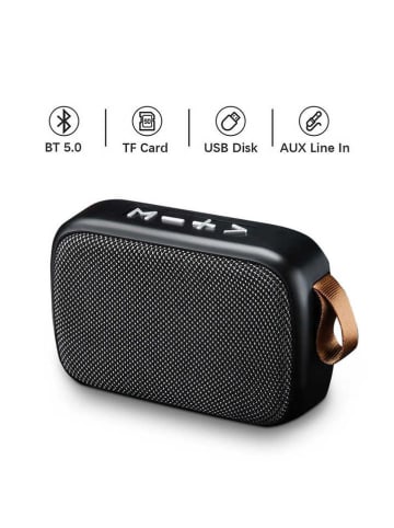 SmartCase Mini głośnik Bluetooth w kolorze szarym - 11 x 8 x 4 cm
