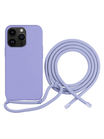 SmartCase Case mit Kordel für iPhone 14 Pro in Lila