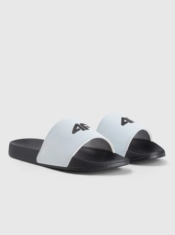 4F Slippers zwart/wit