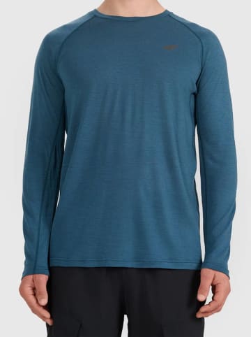 4F Wollfunktionslongsleeve in Blau