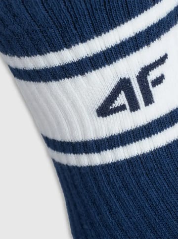 4F 3er-Set: Sportsocken in Schwarz/ Grau/ Dunkelblau
