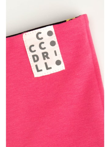 Coccodrillo Wende-Loopschal in Pink/ Schwarz