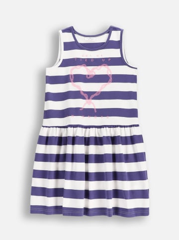 Coccodrillo Kleid in Weiß/ Lila