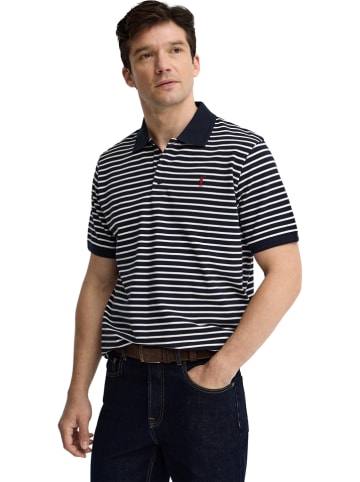 Polo Club Poloshirt in Dunkelblau/ Weiß